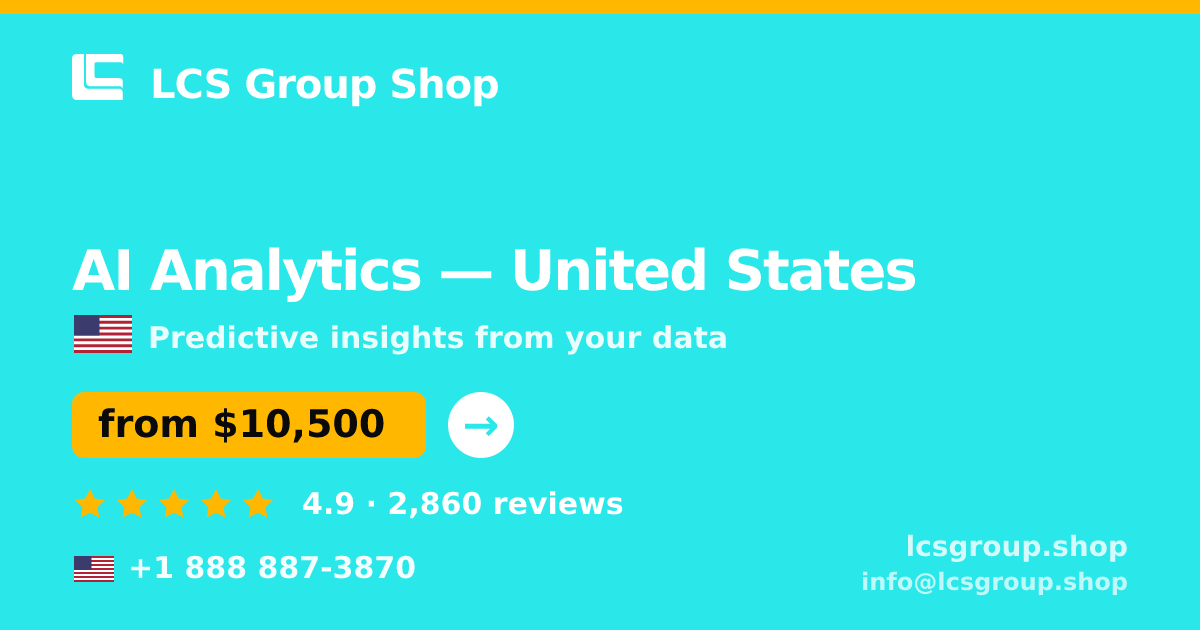 AI Analytics in Dallas — from $11,500, rated 4.9/5 by 1340 clients. LCS Group Shop.