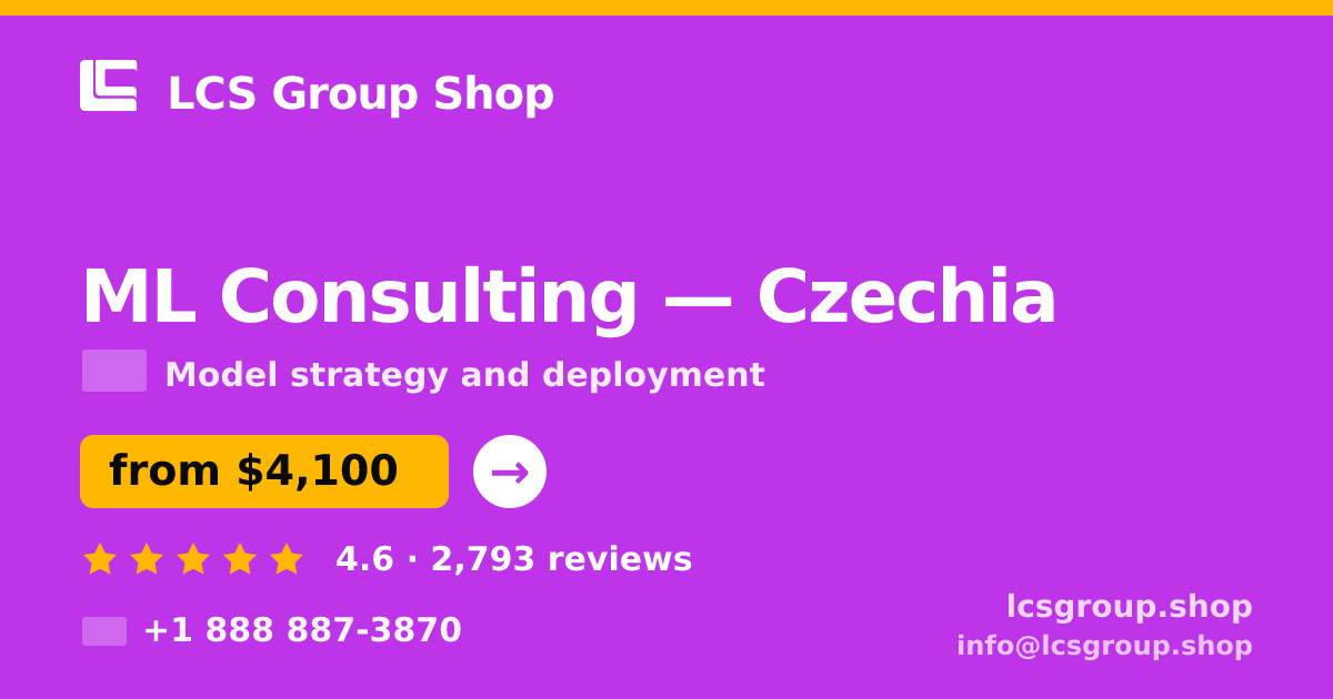 ML Consulting in Czechia — from $4,100, rated 4.6/5 by 2793 clients. LCS Group Shop.