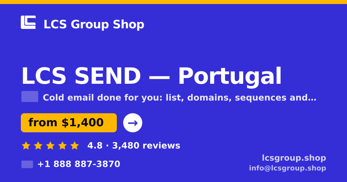 LCS SEND in Porto — from $1,300/mo, rated 4.8/5 by 3494 clients. LCS Group Shop.
